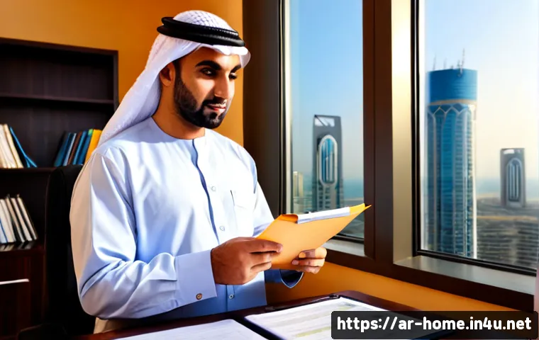 주택관리사 관련 최신 법령 - Photorealistic modern apartment property manager in modest professional attire reviewing an updated ...